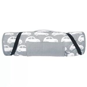 Gray Car Print Kids Nap Mat